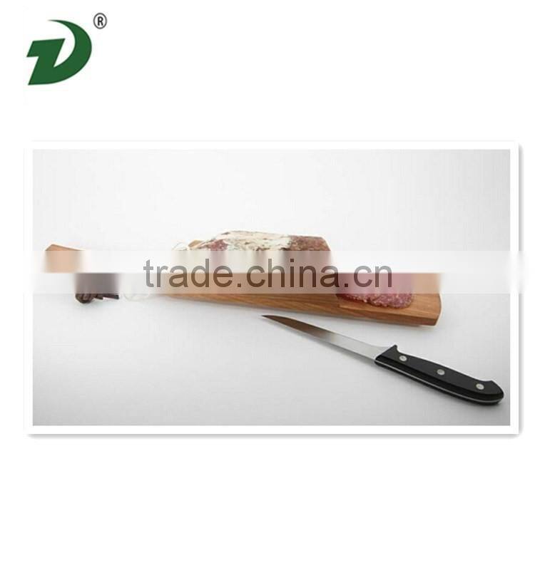 healthy and natural wood chopping cutting board/ salami
