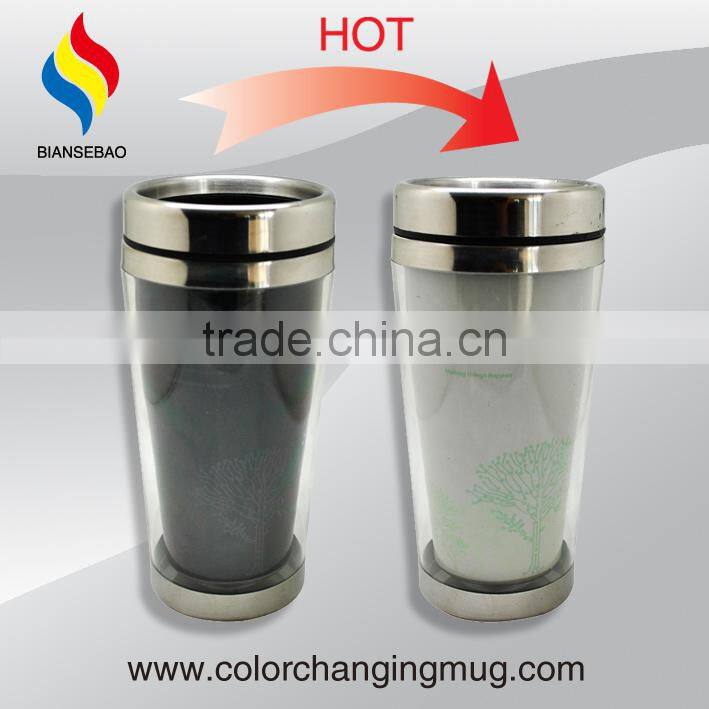 Stainless Steel Mug and Cap Metal Travel Mug