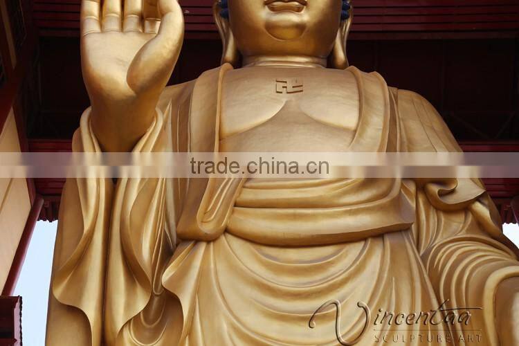 Regional buddhism antique metal craft bronze large outdoor sculptures