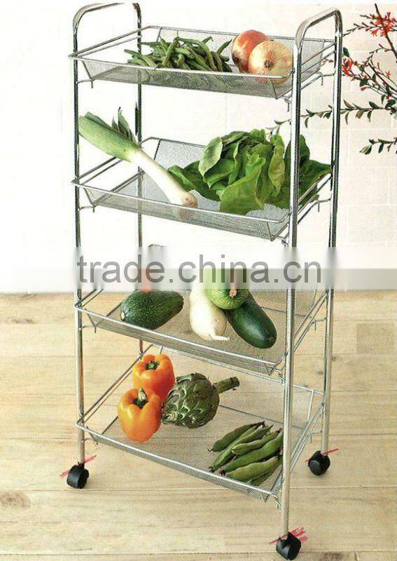 Metal Vegetable Fruit Holder 3 Tiers