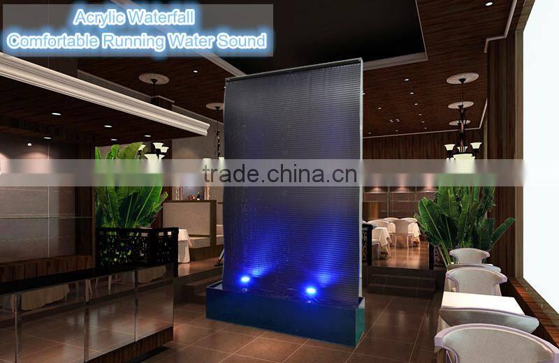 customize logo black acrylic waterfall