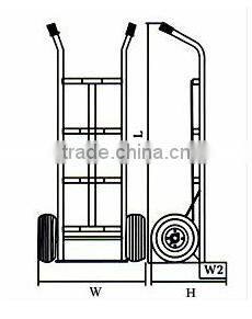 High quality folding hand trulley HT1824