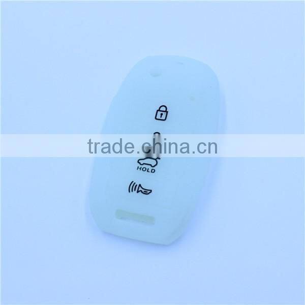 Nice silicone car key covers for hyundaikia 4 buttons floding remote keys