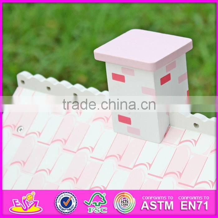2016 top fashion lovely wooden victorian dollhouse for kids W06A041C