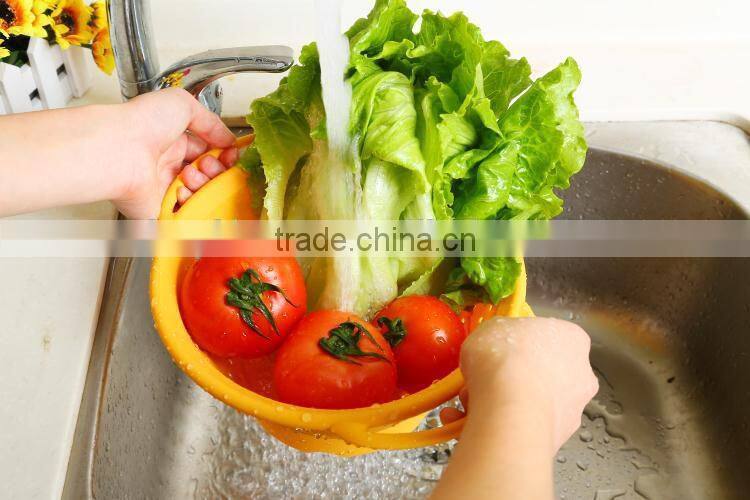 Multifunctional Silicon Basket Colander, kitchen filter Strainers tool