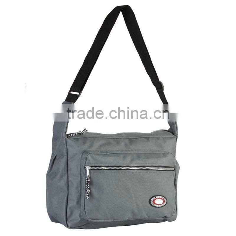 Fashion one strap sling bag for sports with polyester material