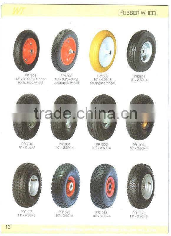 high quality wheelbarrow tyre inner tube 3.50-7
