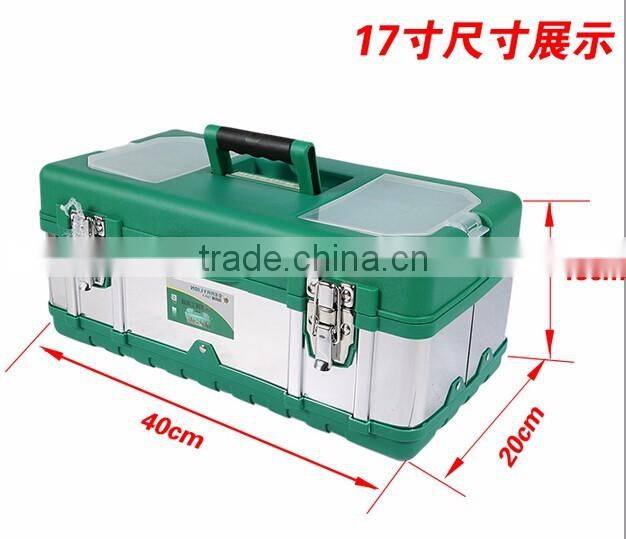 BERRYLION 14'' portable plastic&stainless steel tool storage box for sale