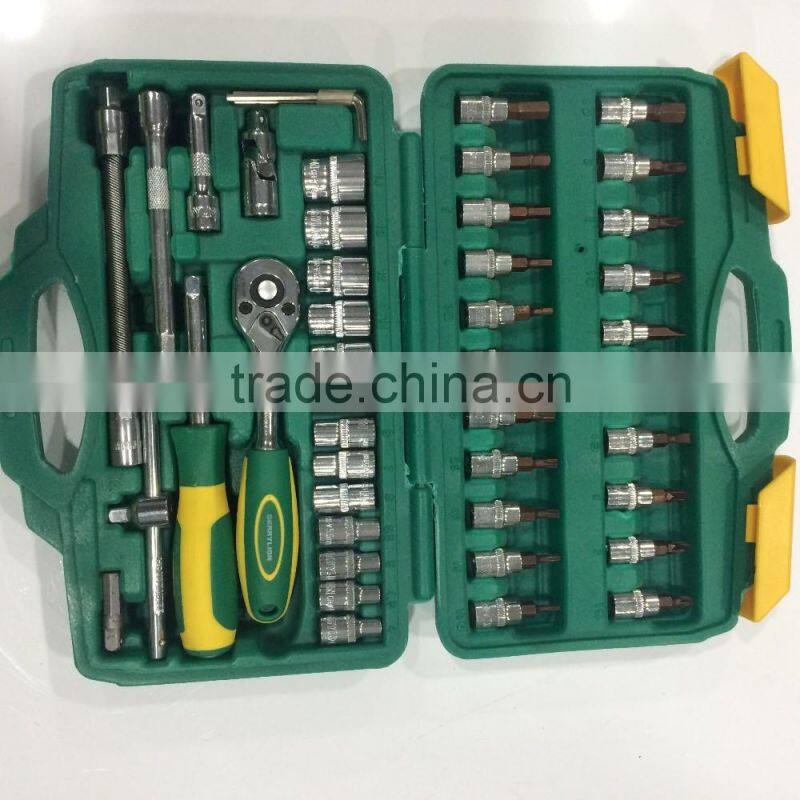 BERRYLION 46pcs auto repairing household tool kit socket set with high quality