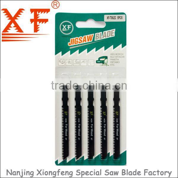 T-shank special teeth HCS Jig saw blade tool set, drywall cutting tools ---XF-T86ZC 5PCS