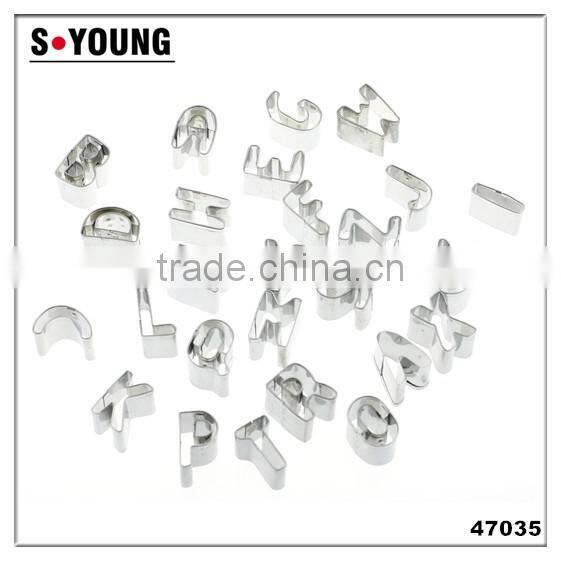 47035 26 English Letter Shape Cake cookie cutter ,fondant cake decorating tools