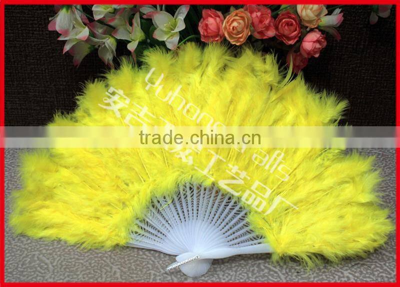 turkey feather fan for wedding