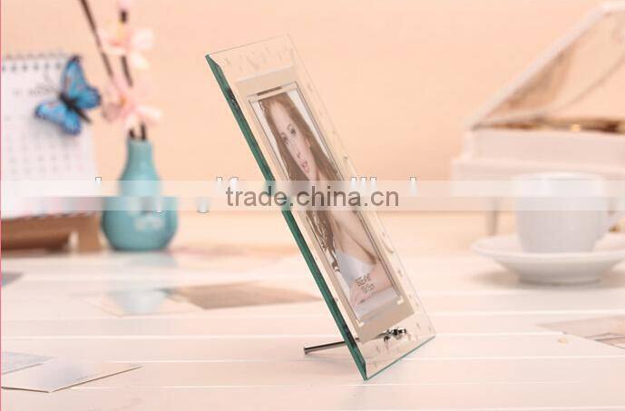 High Quality Glass Photo Picture Frame Transparent Stars Glass Picture Frames