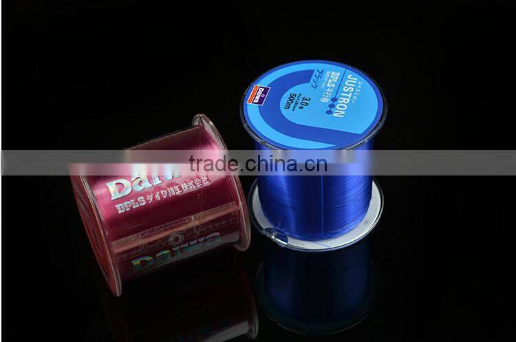 Colorful fishing line nylon fishing line 500m nylon monofilament fishing line