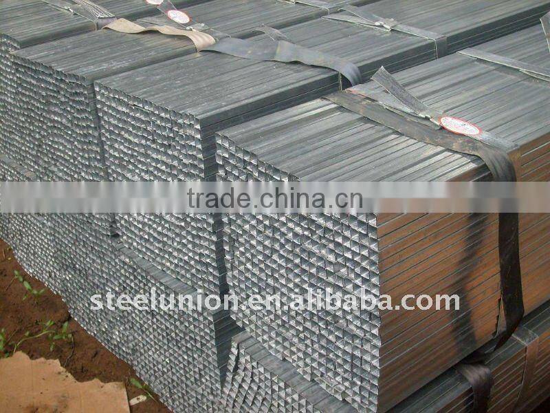 Professional steel square pipe/welded square steel pipe/galvanized square pipe