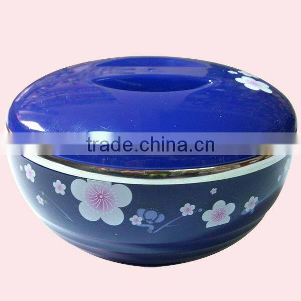 Small Size Double wall Japanese Sakura Insulated Food Container Stainless Bowl