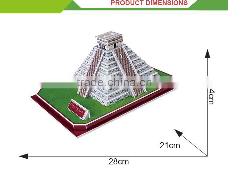 Funny 3d intelligence pyramid model children puzzle game