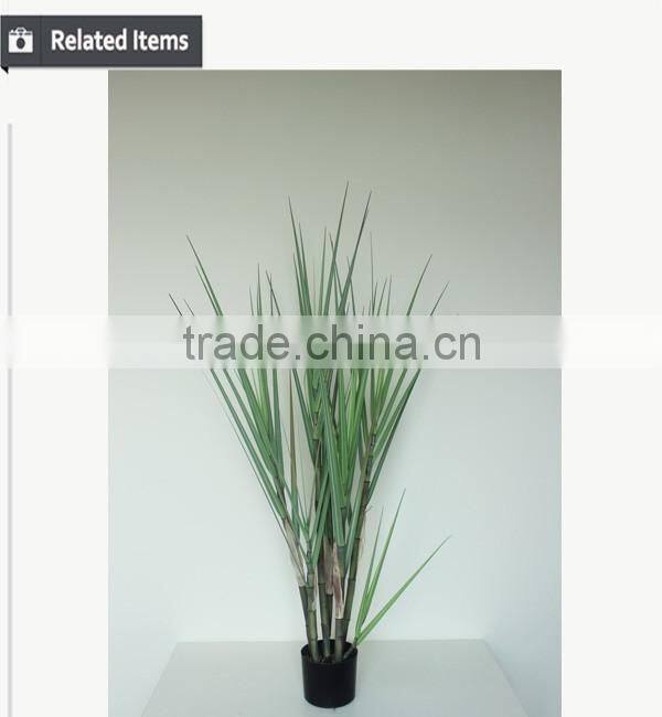 Hotsales artificial onion grass for christmas decoration artificial yucca plant potted