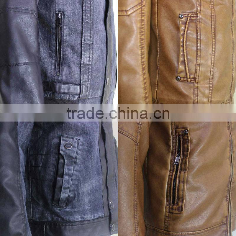 Custom PU Leather Motorcycle Jackets