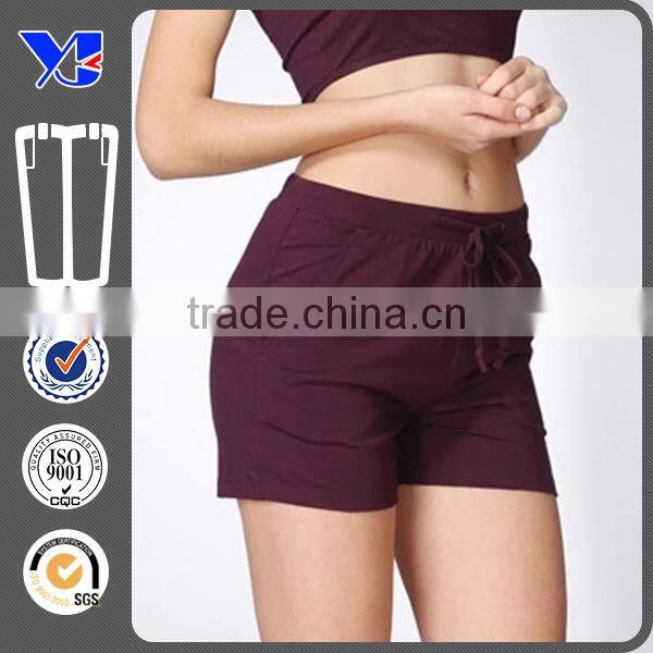 lively sport solid color cotton short pants