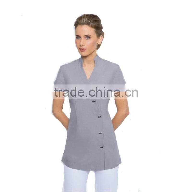 Custom wholesale spa uniforms tops for women