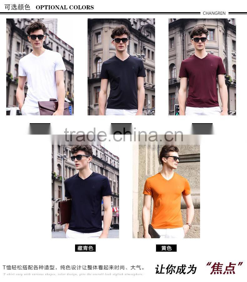 refined cotton oem service supply type advertising plain white t shirt wholesale