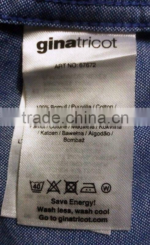 Ladies L/S Oxford Oxford Cotton Shirt (Garment Stock lots / Apparel Stock / stocklots / Garment Apparel from Bangladesh )