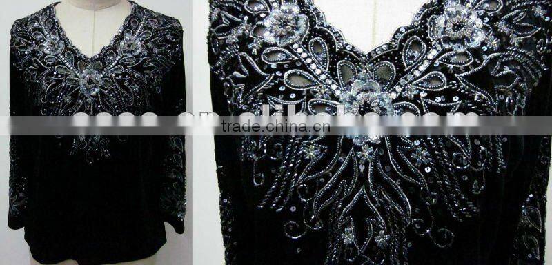 lady V neck jumper sweater