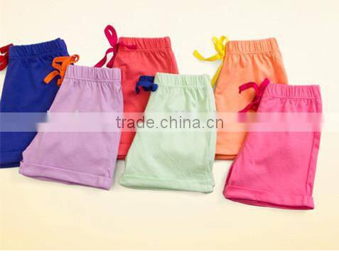 Soft ski-friendly 100% cotton plain kids shorts for promotion