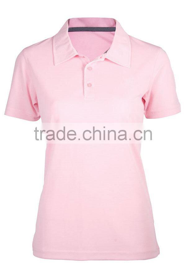 ladies 60% cotton 40% polyester polo shirts green color