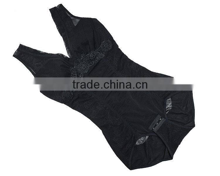 fashion lace collar seamless perfect women body shaper