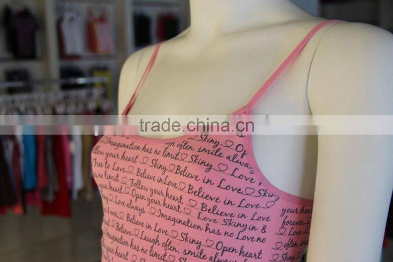 Latest Design Seamless Hot Girls Sexy Tank Top