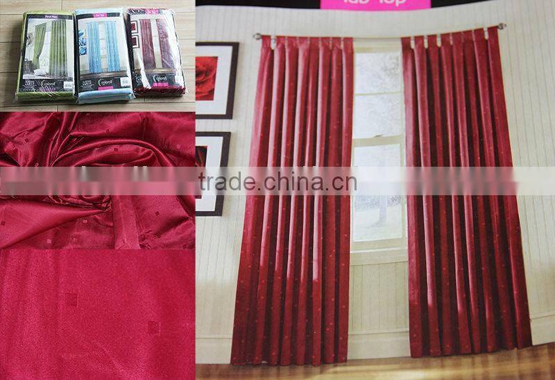 100% Polyester Fancy Window Curtain Fabric With Flower Print