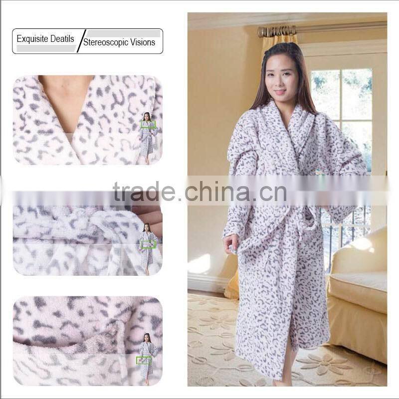 Bath Robe With fluffy sexs bathrobe