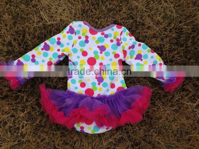 2015 baby easter rompers baby girls rompers with tutu dress long sleeve with matching bow and necklace set