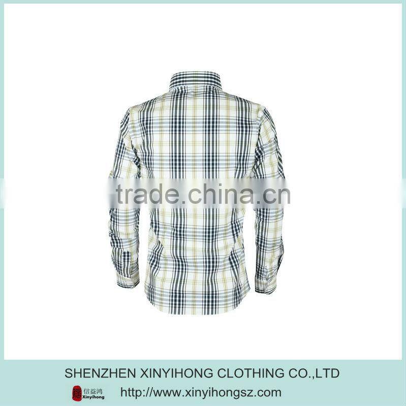 2015 Custom Sublimated Checks Long Sleeve Shirts Manufacturer