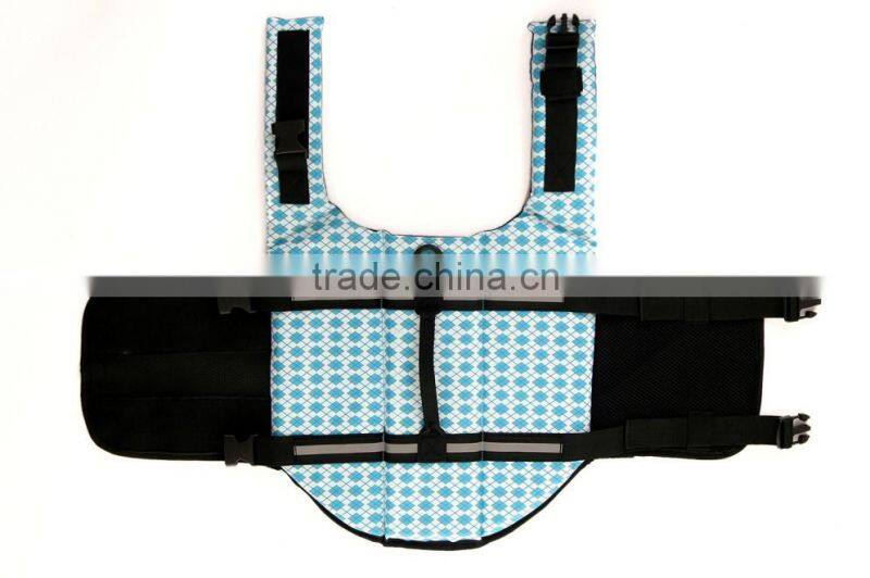 R1916H Blue dog flotation vest