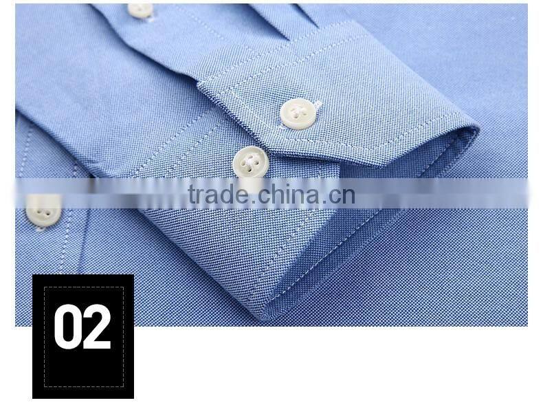 2016 spring season new arrival casual 50% cotton oxford model man shirt for China supplier