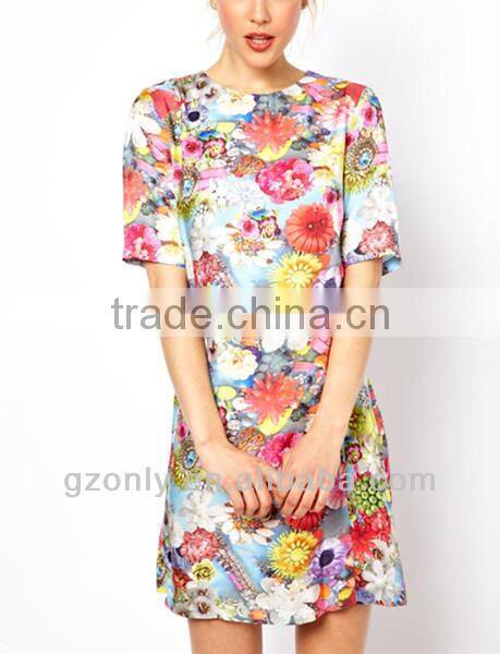 Embroidered Voile Tunic ladies blouse designs