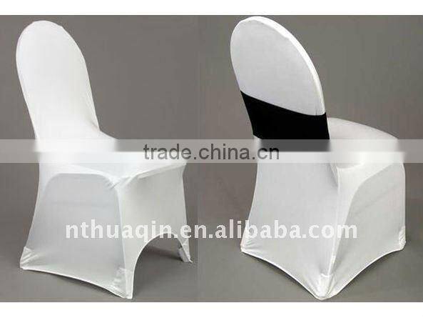 100%polyester jersey stretch swag back chair cover scuba cross back chair cover