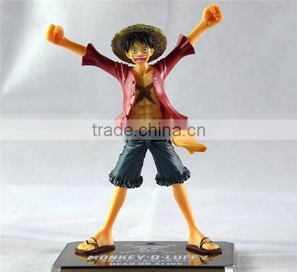 Wholesale one piece Luffy&Shanks pvc action figure