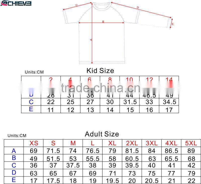 Large supply of full hand customized indian cricket jersey design