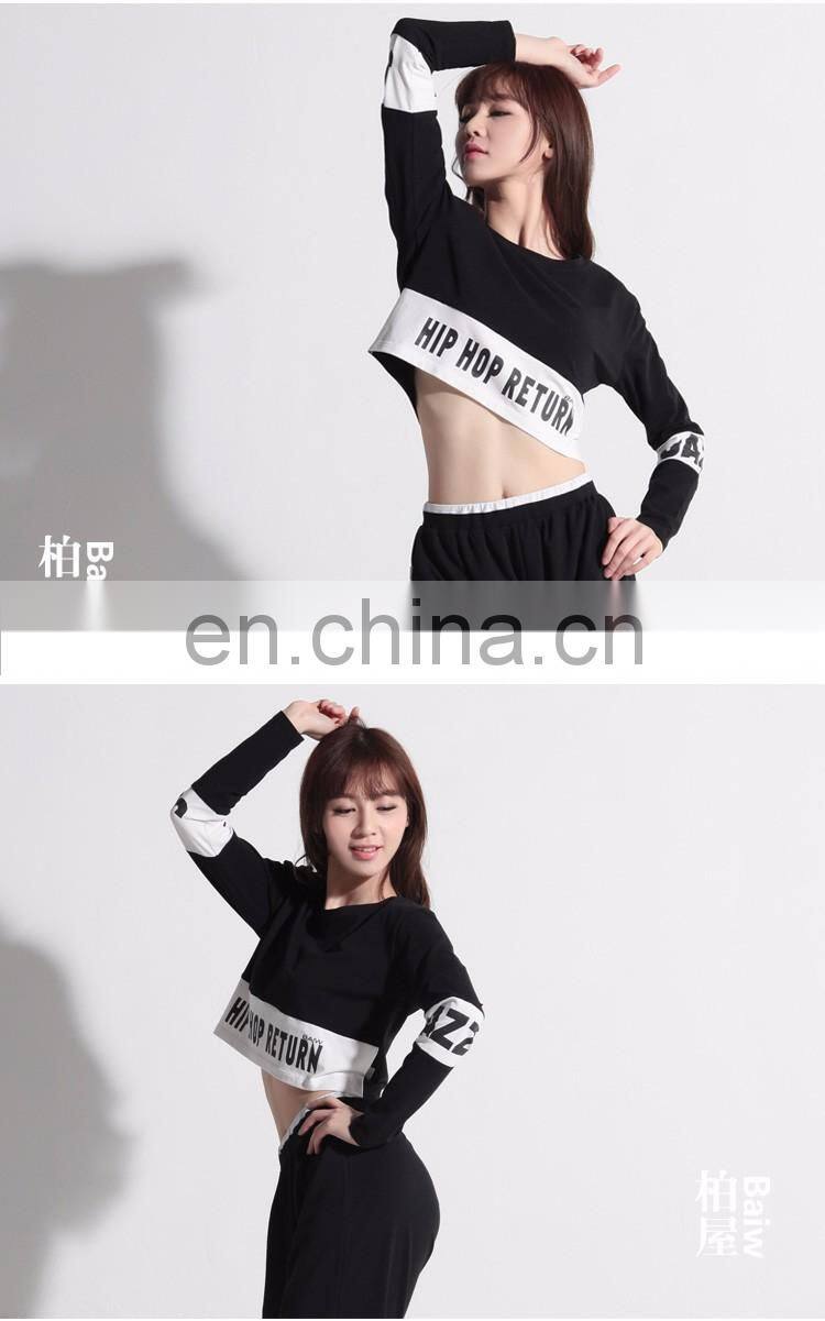 116108007 Long Sleeve Dance Top Jazz Costume