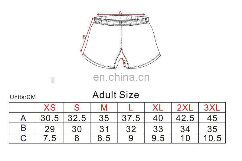 Dye sublimation black rugby board shorts for sale