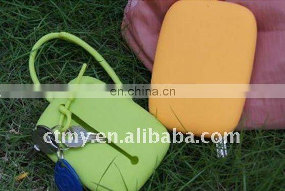 Promotional silicone Keychain Bag