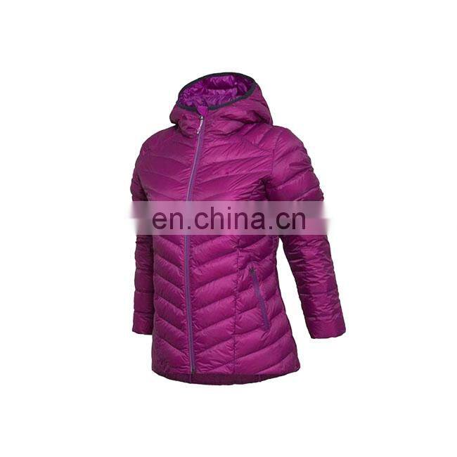 woman plus size windbreaker down jacket shiny shell