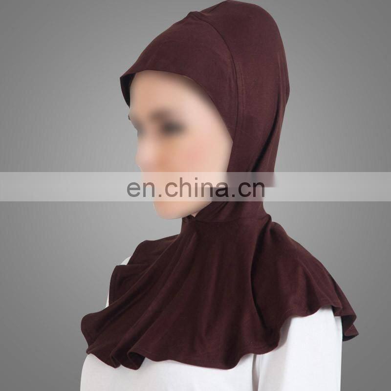Soft Comfortable Knitted Fabric Muslim Women Hijab Cap