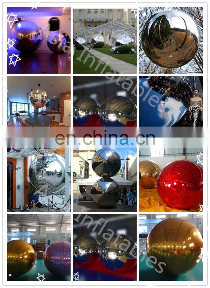 Inflation Silver Mirror Balloons Commercial Use / Inflatable Mirror Balloon Shining / Inflatable Mirror Balls