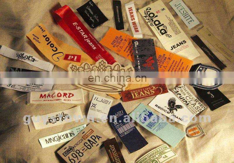 custom private wovenlabel for clothing