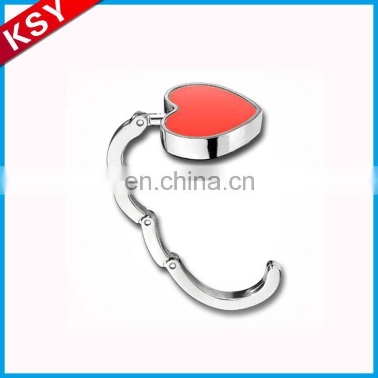 Heart shape purse hanger hook/metal suit hanger